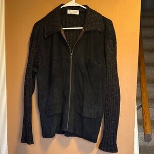 Womens Patrizio Piscaglia Black and Brown Jacket size S